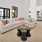 large sectional and coffee table in clubhouse