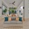 covered patio with furniture and ceiling fans