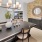 dining area in clubhouse with large table and chairs