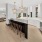 large clubhouse kitchen with stylish lighting